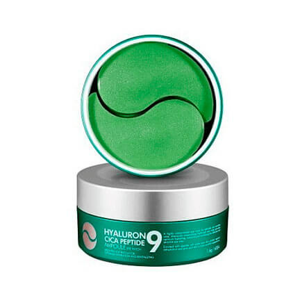 MEDI-PEEL Hyaluron Cica Peptide 9 Ampoule Eye Patch / Гидрогелевые патчи успокаивающие с пептидами