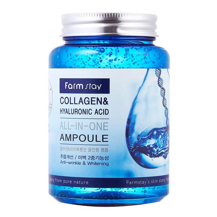 FarmStay Collagen & Hyaluronic Acid All-In-One Ampoule / Cыворотка с коллагеном и гиалуроновой кислотой