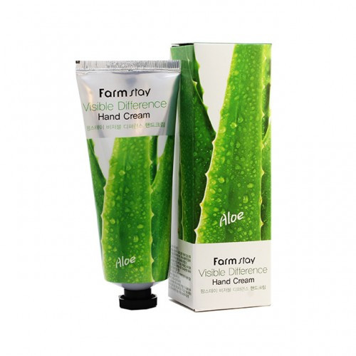 FarmStay Visible Difference Aloe Hand Cream / Увлажняющий крем для рук алоэ