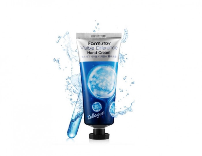 FarmStay Visible Difference Hand Cream Collagen / Крем для рук с коллагеном